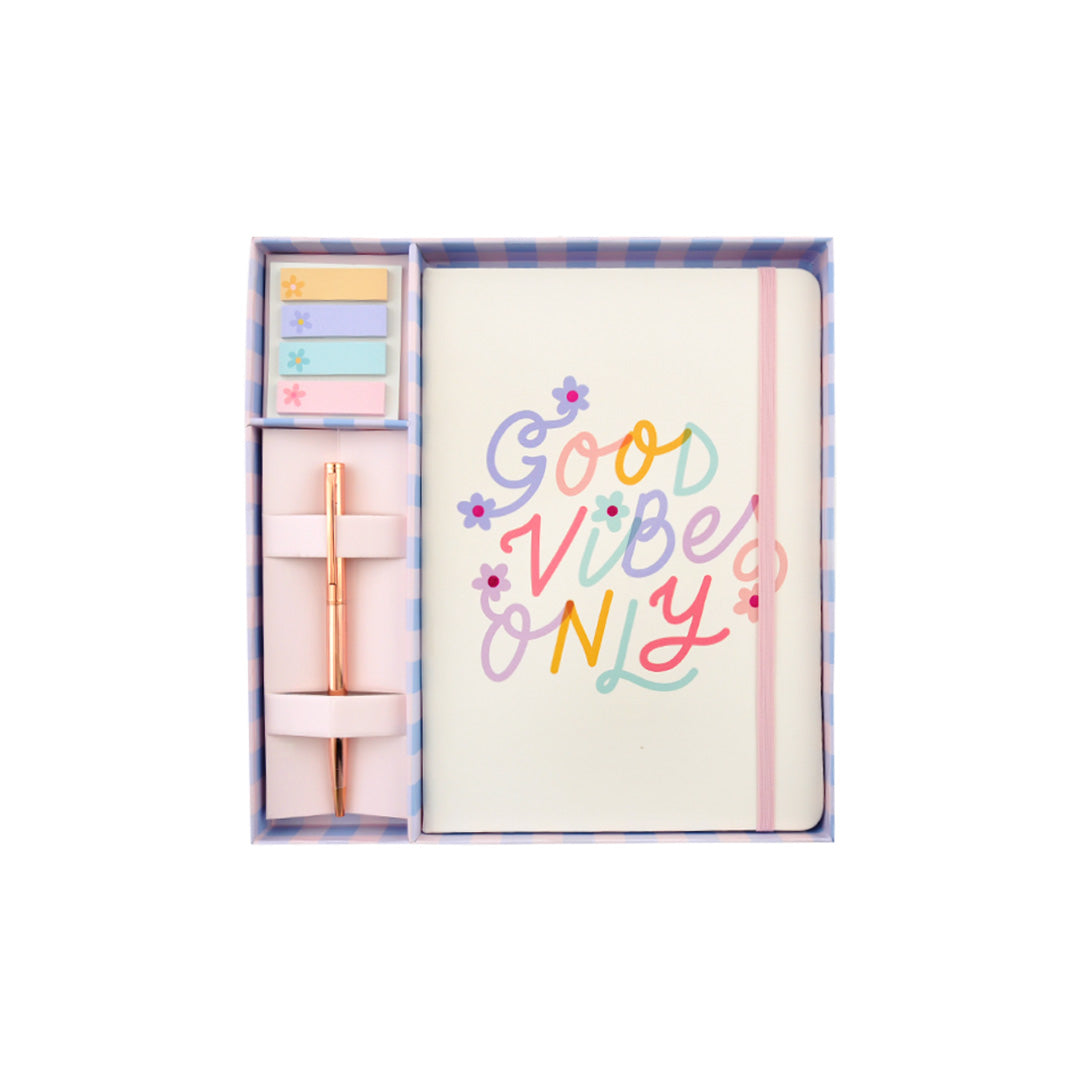 A5 Stationery 3Pc Gift Set - Good Vibes
